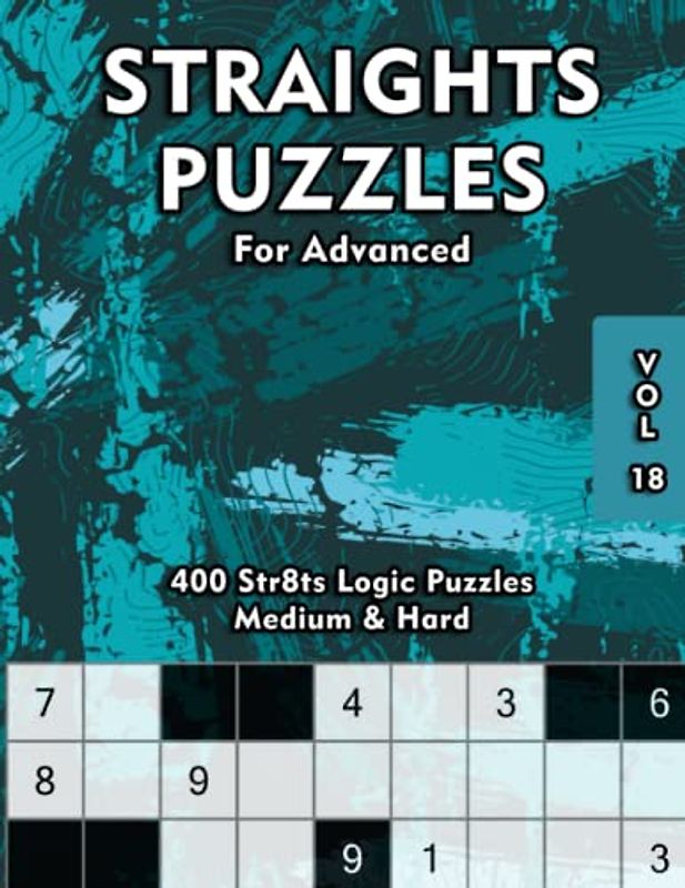 Straights Sudoku Variation Puzzle Book: Medium & Hard Puzzles for Adults & Clever Kids