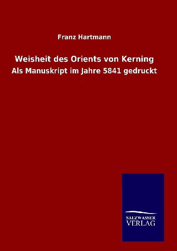 Weisheit des Orients von Kerning