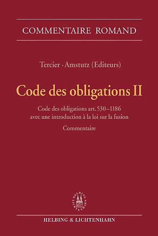 Code des obligations II
