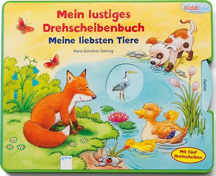 Meine liebsten Tiere. Kiddilight. Mein lustiges Drehscheibenbuch