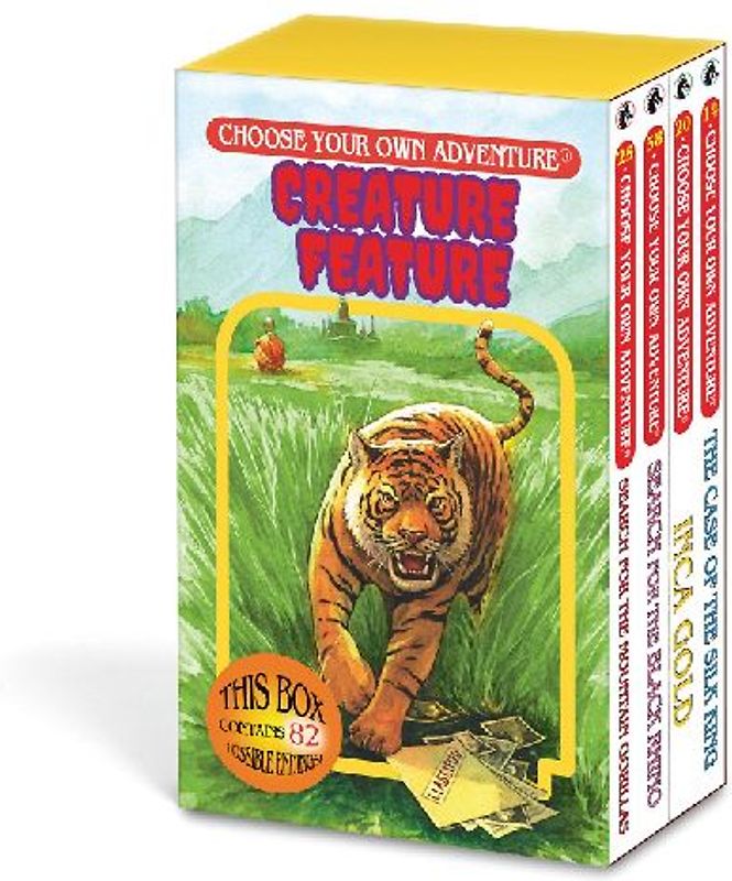 Choose Your Own Adventure 4-Book Boxed Set Creature Feature Box (the Case of the Silk King, Inca Gold, Search for Black Rhino, Search for Mountain Gorillas)