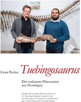 Tuebingosaurus: Der verkannte Dinosaurier aus Trossingen (Bücher Von Ernst Probst Über Paläontologie, Band 23)