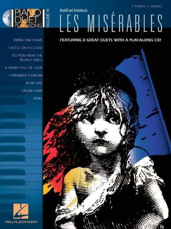Piano Duet Play-Along Volume 14 Les Miserables Pf Book/Cd (Piano Duet Play-Along (Hal Leonard)) - Various