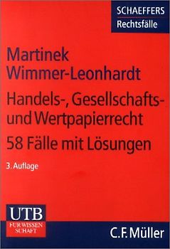 Handels-, Gesellschafts- und Wertpapierrecht