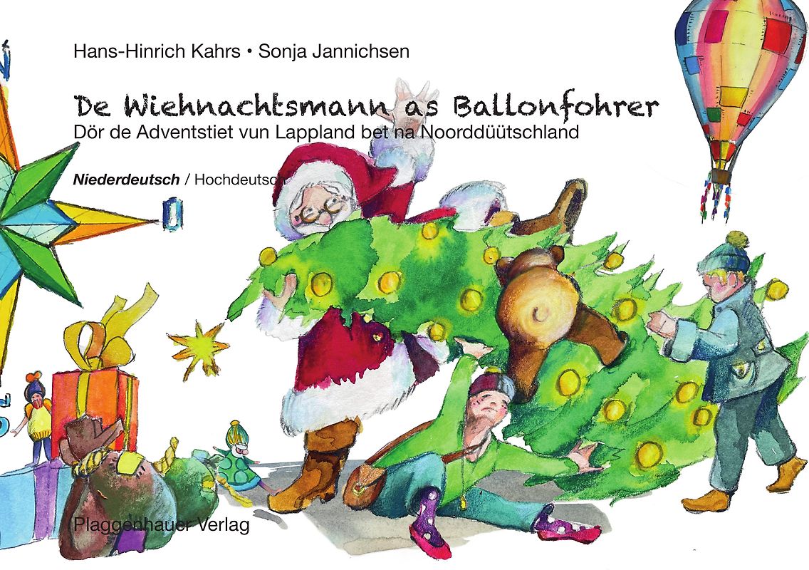 De Wiehnachtsmann as Ballonfohrer