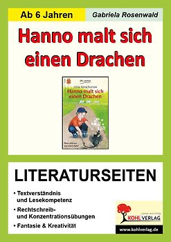 Hanno malt sich einen Drachen - Literaturseiten
