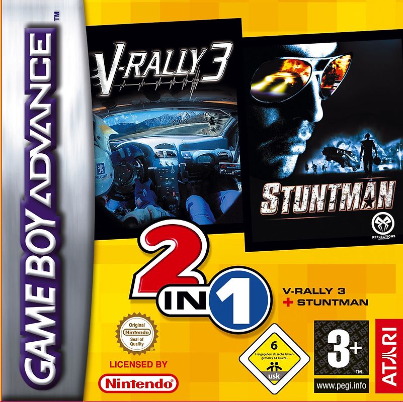 V-Rally 3 / Stuntman (2 in 1) Nintendo Game Boy Advance