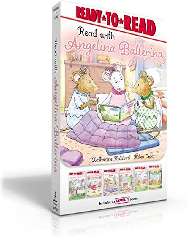 Read with Angelina Ballerina (Boxed Set): Angelina Ballerina and the Tea Party; Angelina Ballerina Tries Again; Sleepover Party!; Cupcake Day!; ... Perfect; Angelina Ballerina and the Art Fair