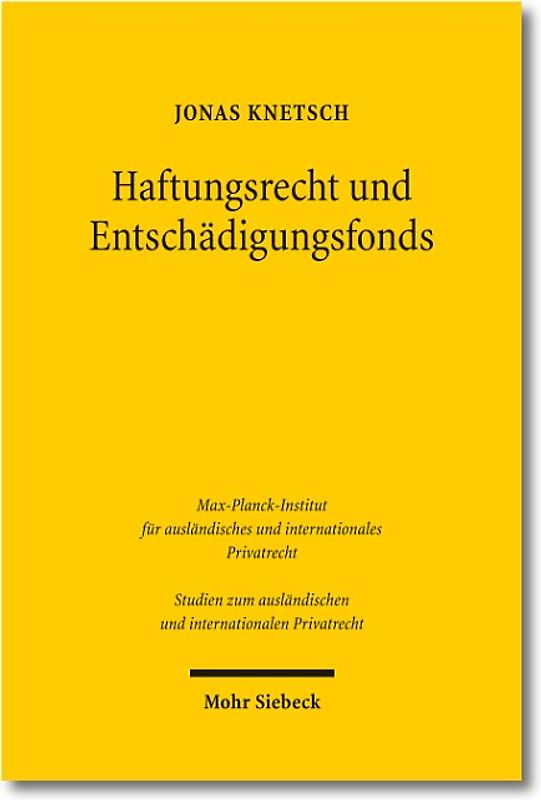 Haftungsrecht und Entschädigungsfonds