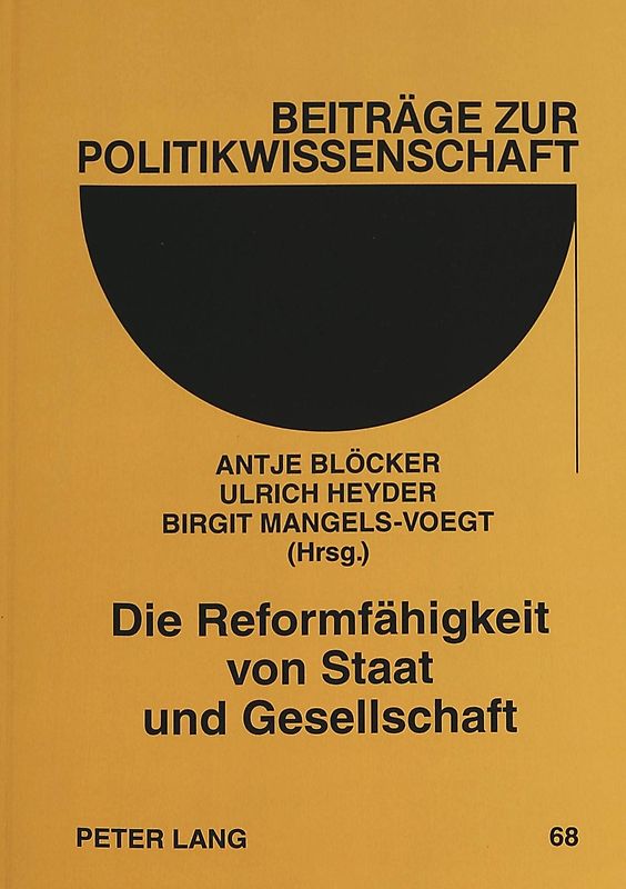 Die Reformfähigkeit von Staat und Gesellschaft