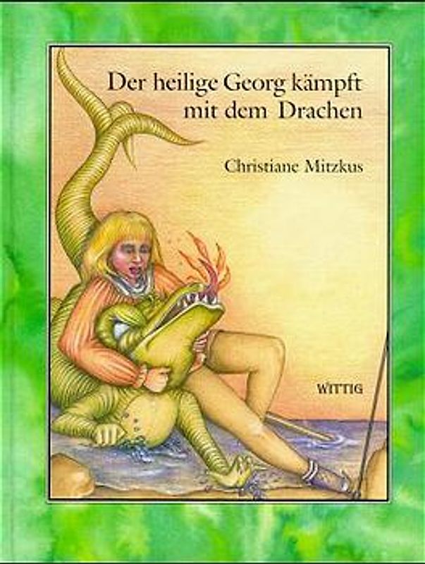Der heilige Georg kämpft mit dem Drachen