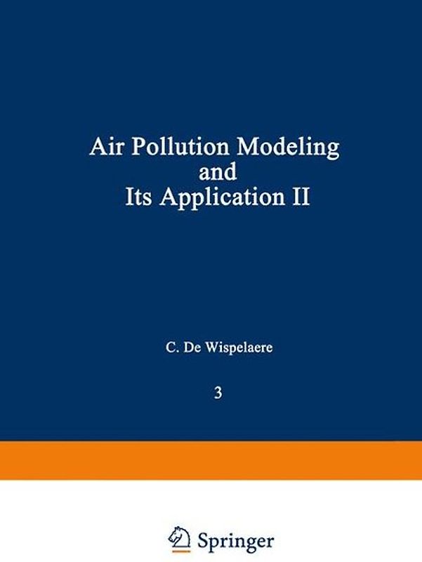 Air Pollution Modeling and Its Application II