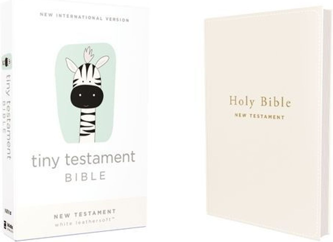 Niv, Tiny Testament Bible, New Testament, Leathersoft, White, Comfort Print