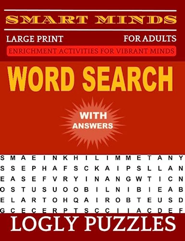Word Search Book Large Print for Adults: 2400+ words New Fun and Relaxing Puzzles Book for Adults & Seniors with Answers Key