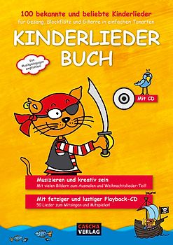 Kinderliederbuch für Gesang, Blockflöte und Gitarre in einfachen Tonarten