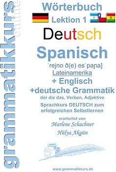 Wörterbuch Deutsch - Spanisch - Lateinamerika - Englisch A1 Lektion 1