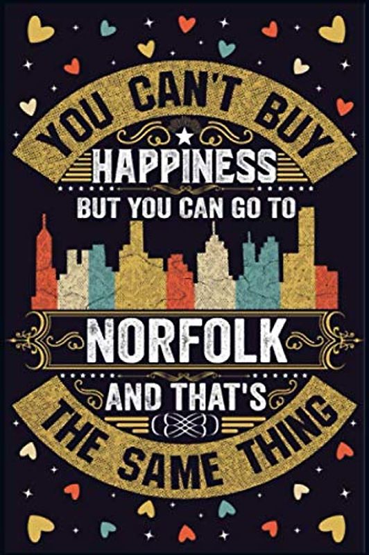 Norfolk Notebook: Home City Norfolk in Virginia Pride Flag Journal