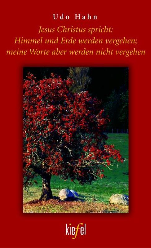 Jesus Christus spricht: Himmel und Erde werden vergehen, meine Worte aber werden nicht vergehen. (Ed. Kiefel)