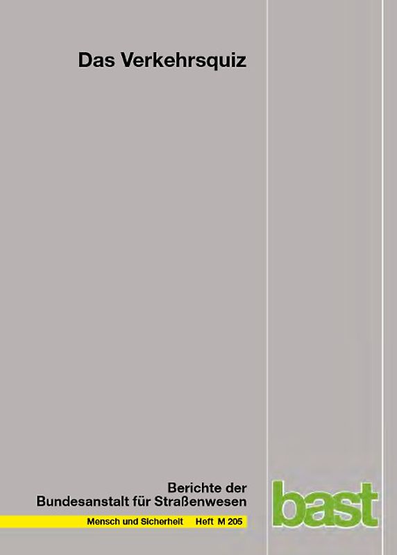 Das Verkehrsquiz