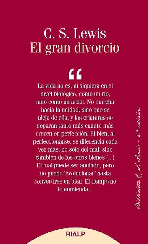 El gran divorcio
