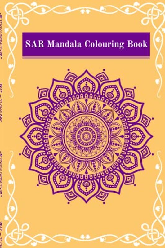 Mandala Art: Colouring Book for Adults , 54 Pages , 6X9 Inches