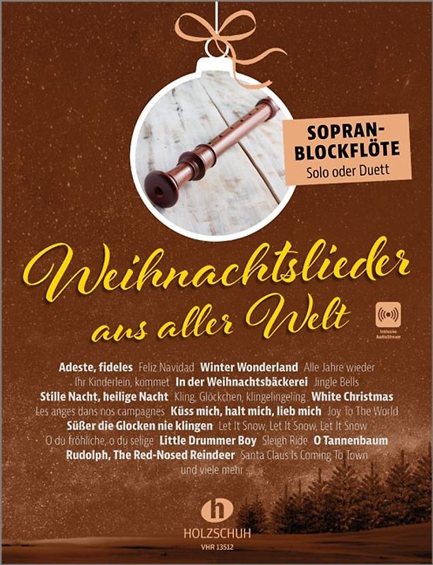 Weihnachtslieder aus aller Welt - Sopranblockflöte