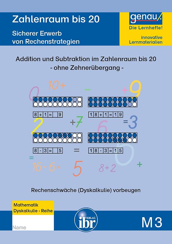 M3 - Rechnen im Zahlenraum bis 20 ohne Zehnerübergang