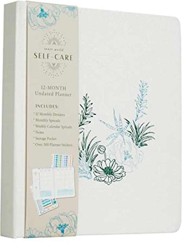 Self-Care 12-Month Undated Planner: (Mindfulness Gifts, Self-Care Gifts for Women, Back to School Supplies, Planners With Stickers) (Inner World)