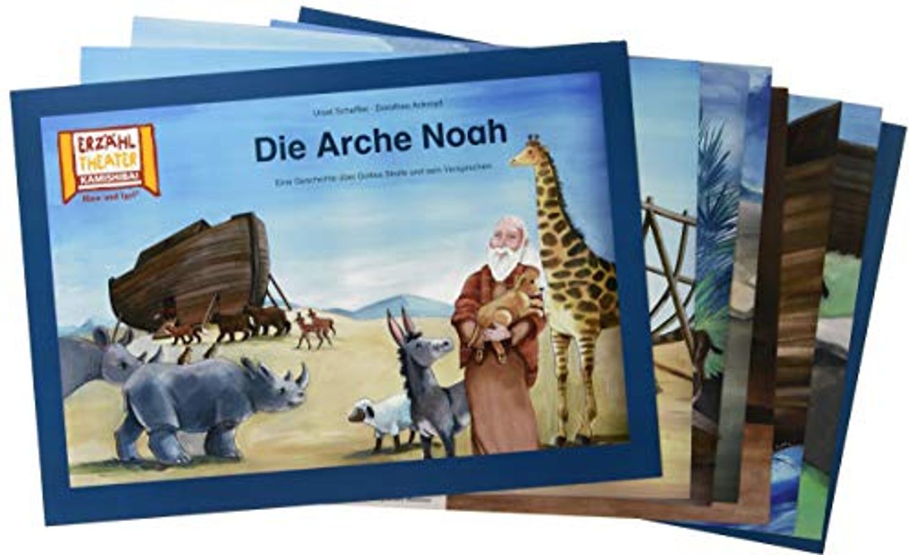Kamishibai: Die Arche Noah: 6 Bildkarten für das Erzähltheater