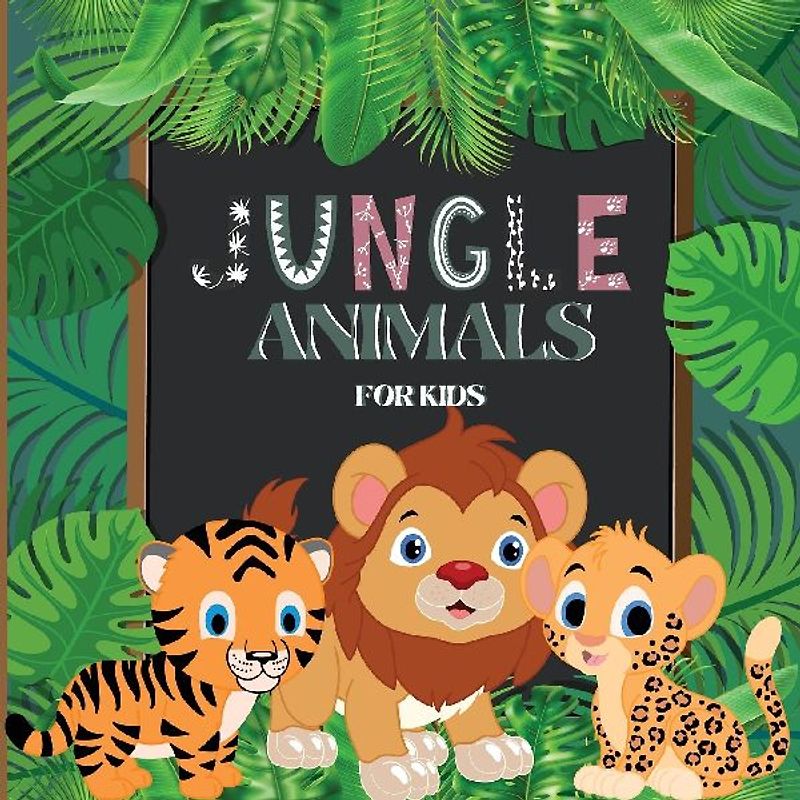 Jungle Animals Book for Kids