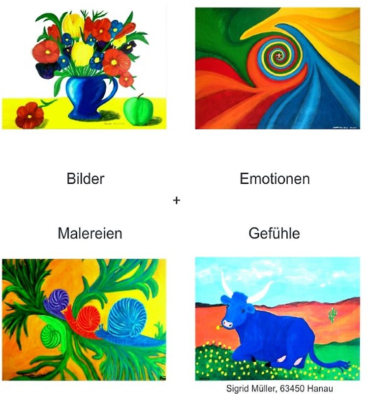 Bilder und Malerei Emotionen und Gefühle