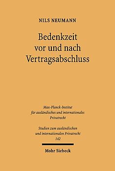 Bedenkzeit vor und nach Vertragsabschluss