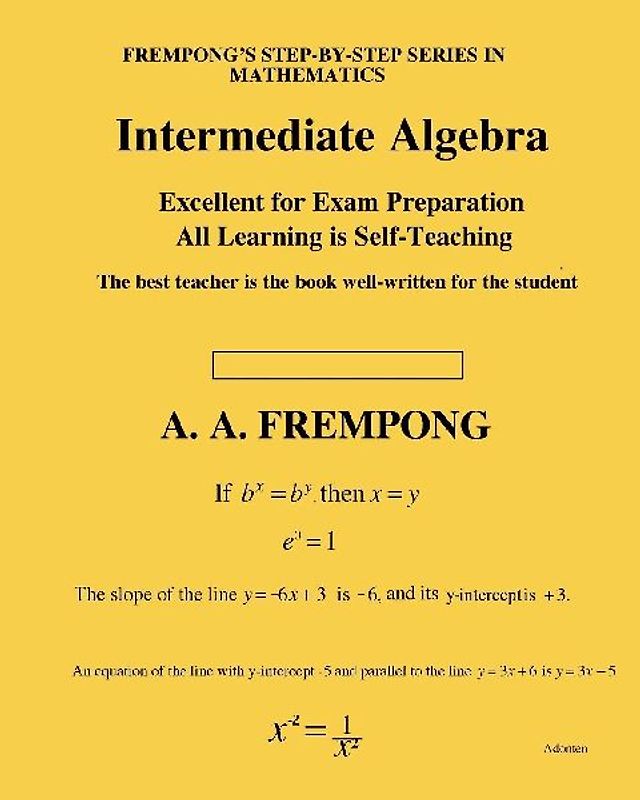 Intermediate Algebra