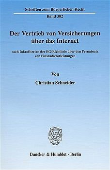 Der Vertrieb von Versicherungen über das Internet