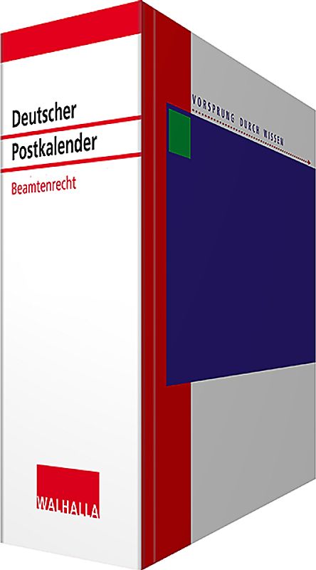 Deutscher Postkalender Beamtenrecht inkl. CD-ROM