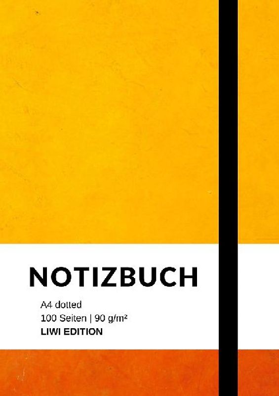 Notizbuch A4 dotted - 100 Seiten Soft Cover - FSC Papier