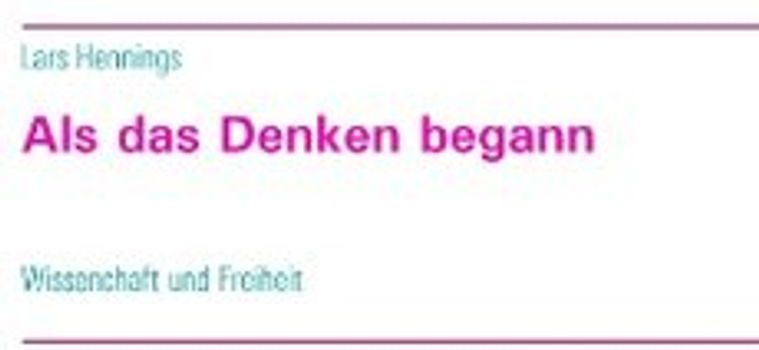 Als das Denken begann