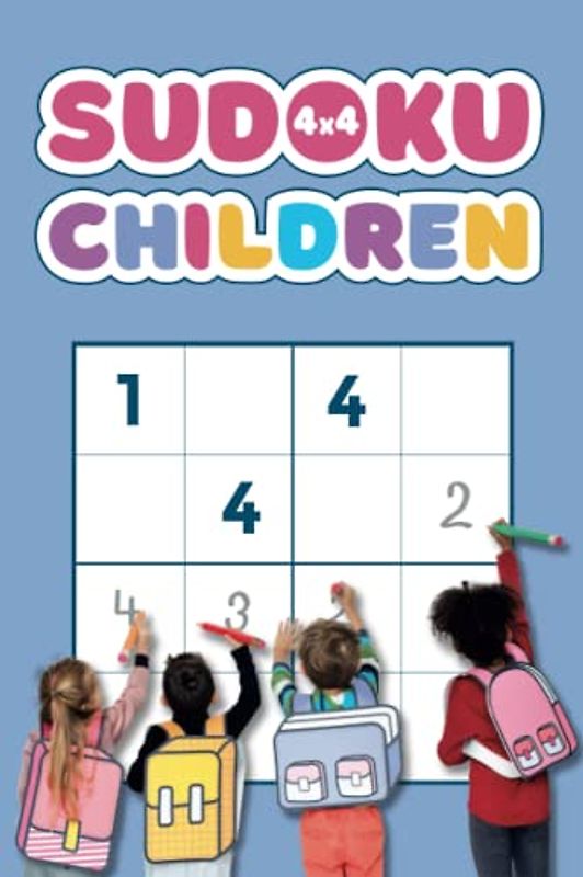 4x4 Sudoku Children, 96 Puzzles: Mini Sudoku Books for Kids
