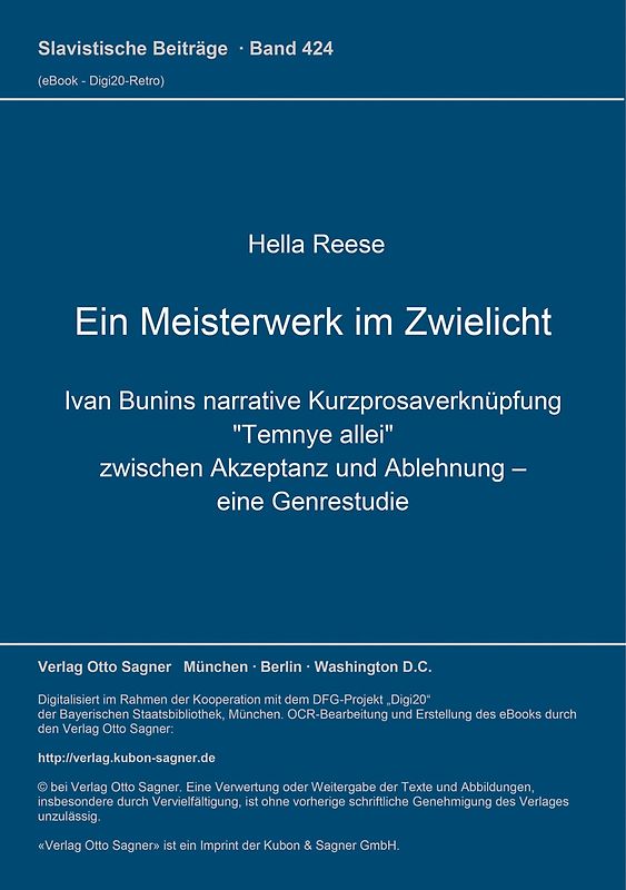 Ein Meisterwerk im Zwielicht