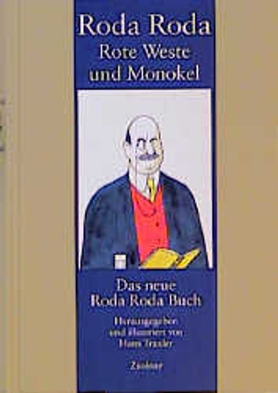 Rote Weste und Monokel