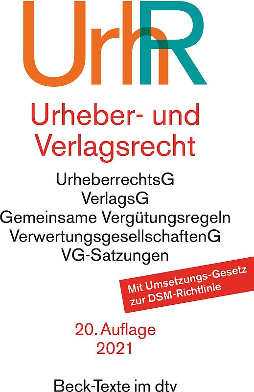 Urheber- und Verlagsrecht
