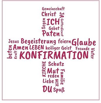 Gästebuch zur Konfirmation: Erinnerungsbuch zum Eintragen von Glückwünschen an den Konfirmand / Konfirmandin | christliche Geschenkbücher | Edition: pink