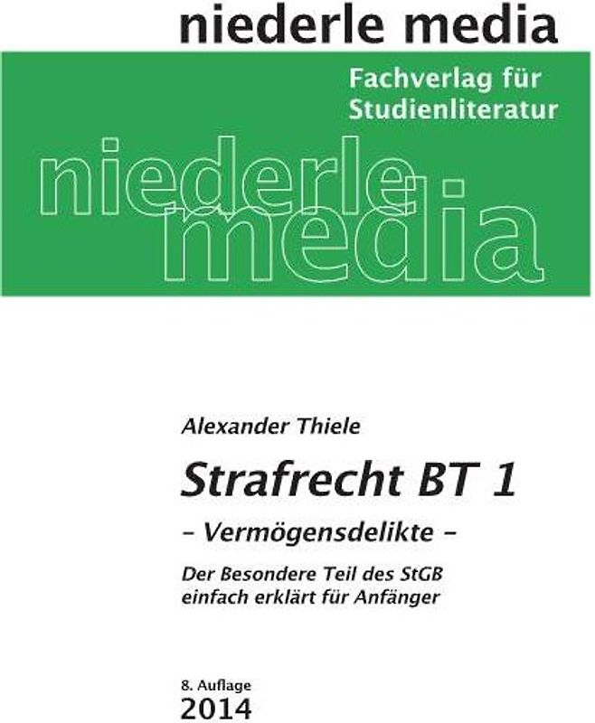 Strafrecht BT 1 - Vermögensdelikte. 2020