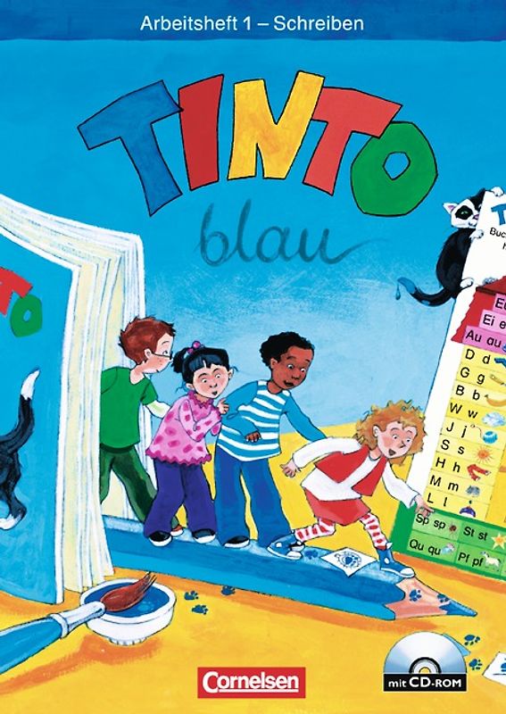 Tinto 1 - Blaue JÜL-Ausgabe 2003 / 1. Schuljahr - Arbeitsheft 1 Schreiben mit Anlauttabelle auf CD-ROM
