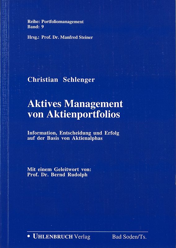 Aktives Management von Aktienportfolios