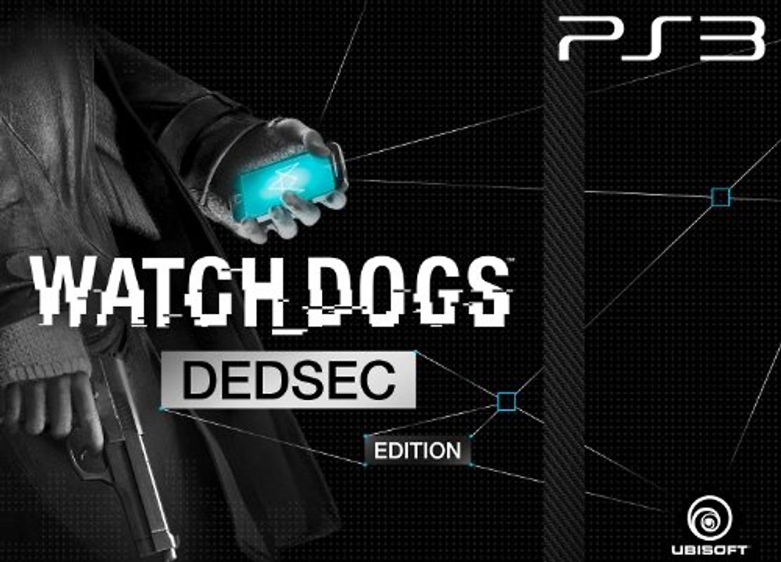 Watch Dogs [DEDSEC_Edition inkl. Aiden Figur, Steelbook, Sammlerbox, Artbook, Soundtrack, Karte von Chicago, 4 Sammelkarten, 3 Abzeichen] PlayStation 3