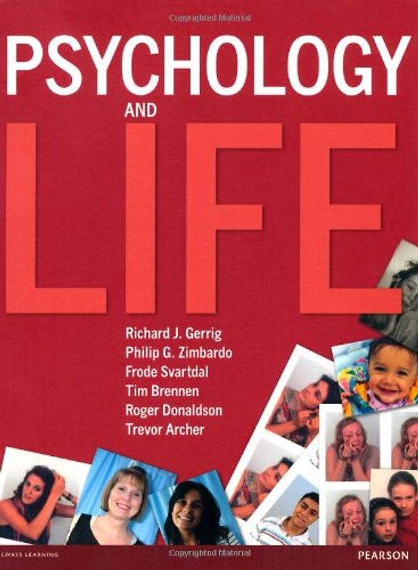 Psychology and Life. Roger Donaldson ... [Et Al.] - Donaldson, Roger