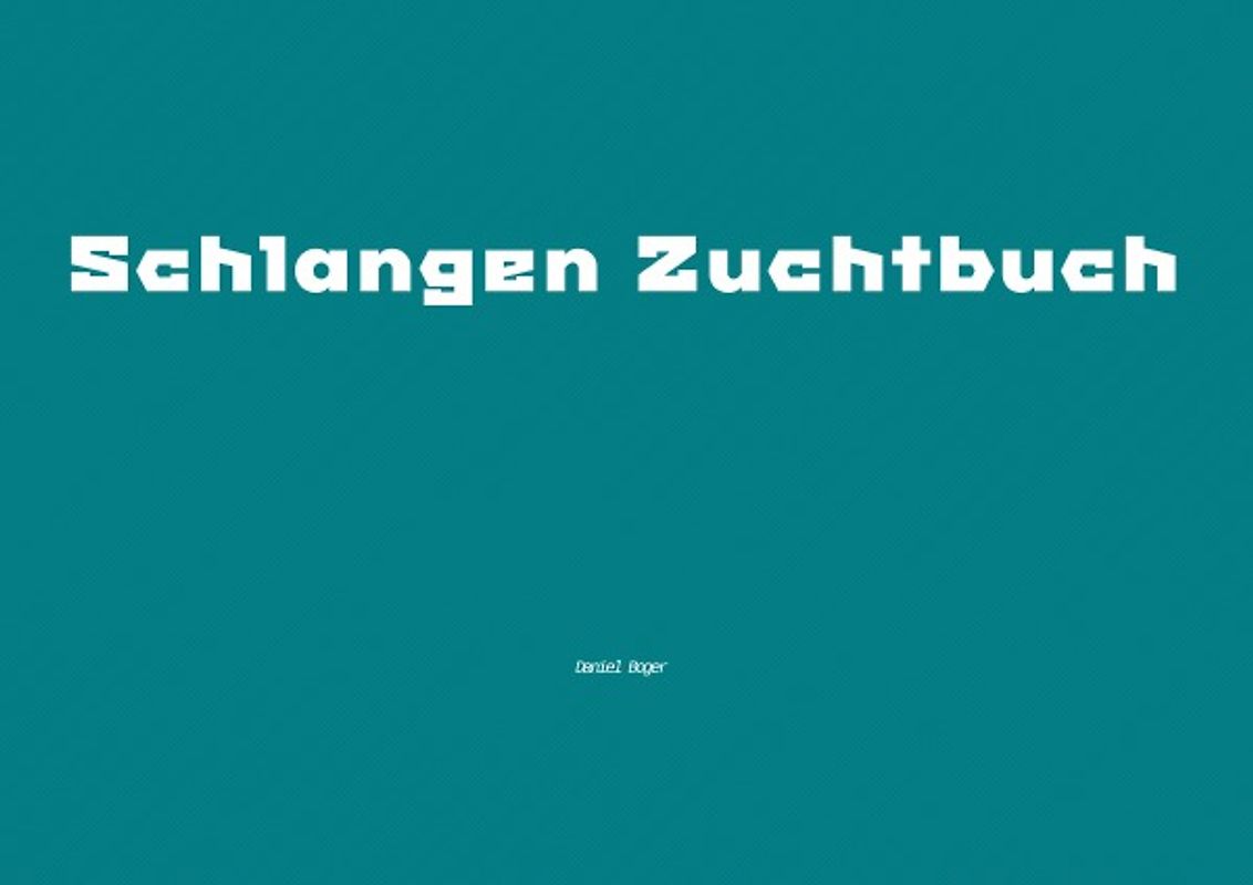 Schlangen Zuchtbuch