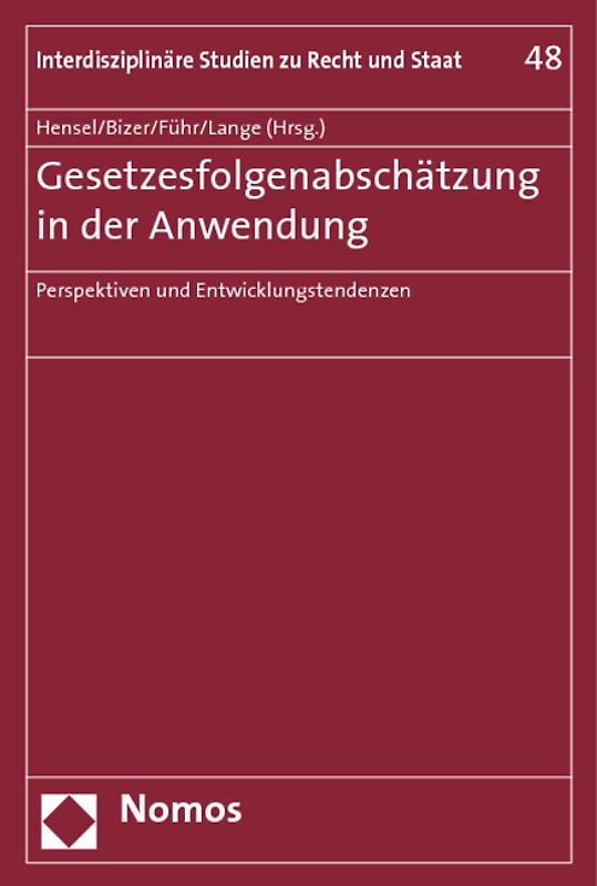 Gesetzesfolgenabschätzung in der Anwendung