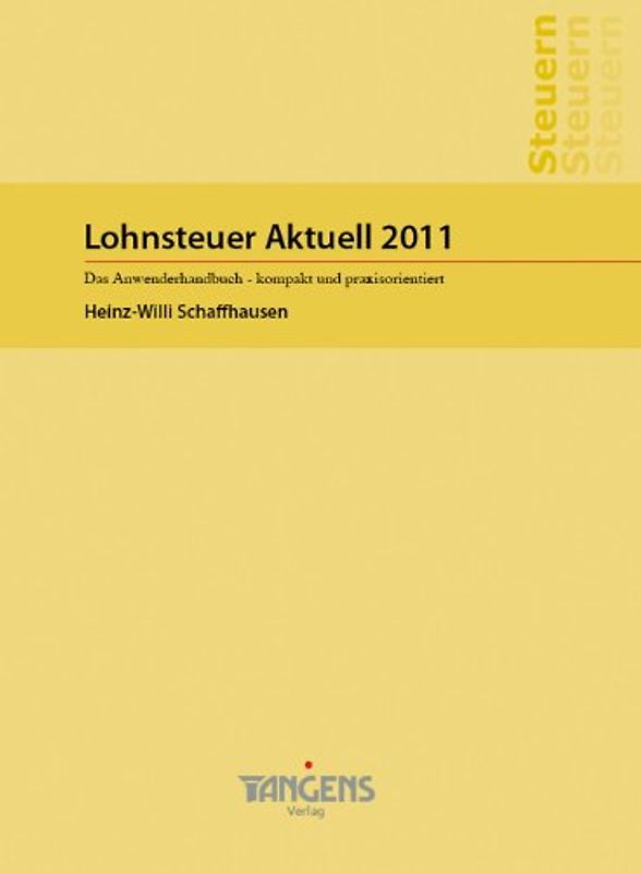 Lohnsteuer Aktuell 2011